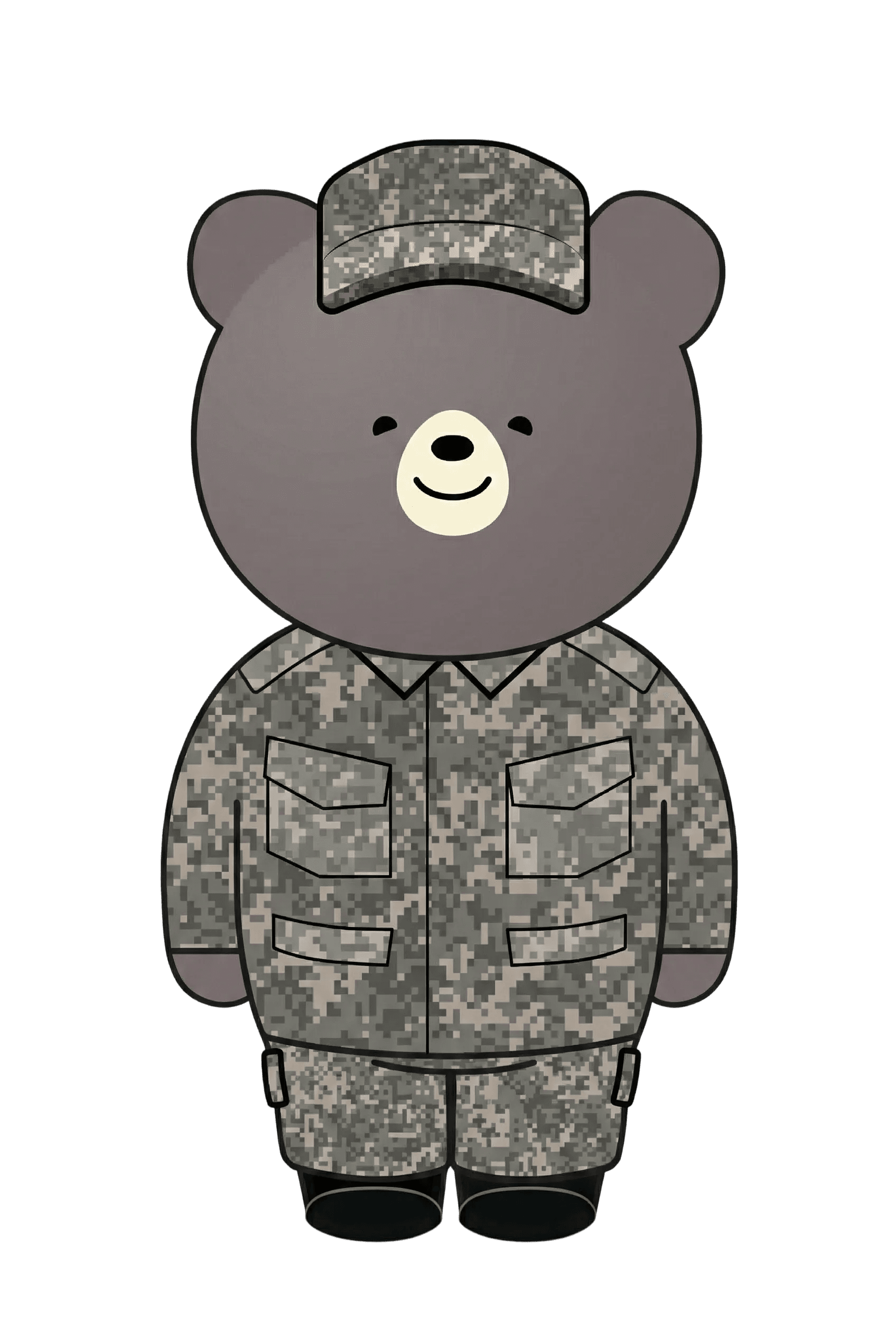 미소 짓는 군돌이 캐릭터